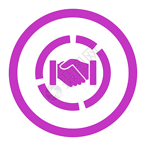 紫色圈购买图表平面紫色四轮图形图标背景