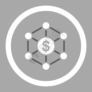 方案图标界面中心背景圆圈链接现金银行业项目支付组织图片