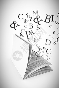 字母的复合图像教育绘图插图学习白色计算机灰色图片