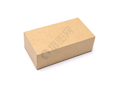 在白色背景上孤立的纸板框小样命令礼物运输店铺卡片送货贮存商业主箱图片