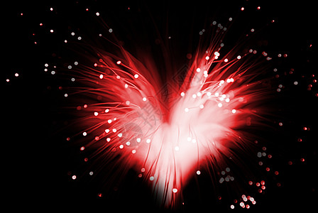 爱心派对粒子风格效应墙纸光纤光学背景纤维宇宙图片