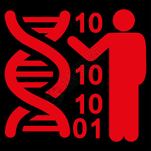 Dna 代码报告图标螺旋技术背景基因组数字化黑色鉴别数据化学编码图片