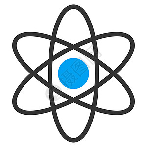 原子原子图标质子放射性创新粒子物理电子力量量子活力科学图片