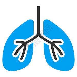 肺部图标支气管炎医疗身体生物诊断生理支气管胸部鼻音气管图片