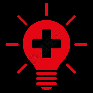 医疗灯图标灯泡照明玻璃电气经营创新药品卫生头脑活力图片