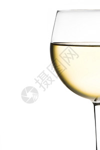 半杯白葡萄酒图片