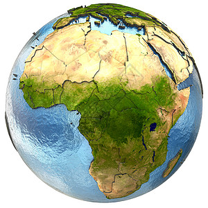 地球边框非洲地球上的非洲宽慰插图世界大洲行星全球海洋边框国家地形背景