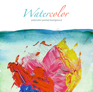 抽象水彩绘背景染料活力绘画水彩画水粉纤维印迹帆布水彩创造力图片