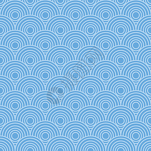 重叠圆圈模式潜意识蓝色催眠师插图困惑身体催眠疗法精神漩涡背景