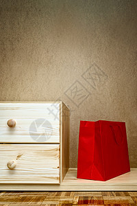 红色购物袋购物折扣手提包季节市场包装活动零售商业销售图片