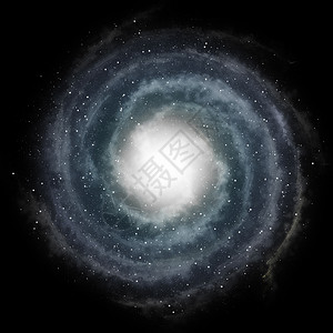 蓝色螺旋星系对抗黑色空间和深外星星圆圈星云轨道科学飞船太阳烧伤小行星飞碟活力图片