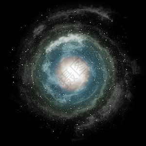 蓝色螺旋星系对抗黑色空间和深外星星宇航员望远镜飞船辉煌小行星星云地球行星太阳天空图片
