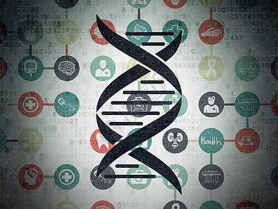 卫生保健概念 数字纸张背景的脱氧核糖核酸制药生物学康复生活细胞数据药店生物医院药品图片