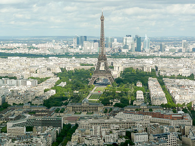 的巴黎全景广场首都天际景观地平线大街城市观众望远镜天空图片