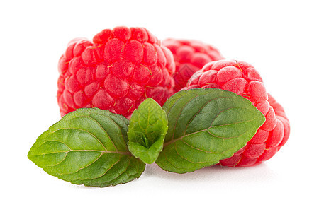 草莓和树叶维生素治疗植物浆果覆盆子矿物水果草本植物药店美食图片
