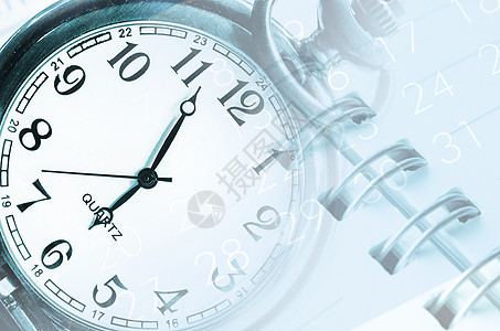 时钟面 日历和日记时间议程手表数字小时紧迫感日程宏观守时会议图片