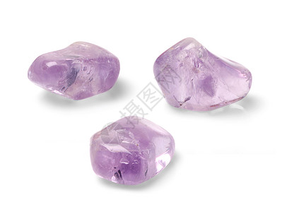 紫水晶矿物石头宏观矿石玻璃宝石紫色石英珠宝岩石高清图片