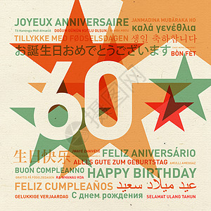 60周年 生日快乐卡 来自世界的生日贺卡图片