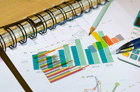 商业概念图市场营销经济投资报告统计金融数据办公室图表图片