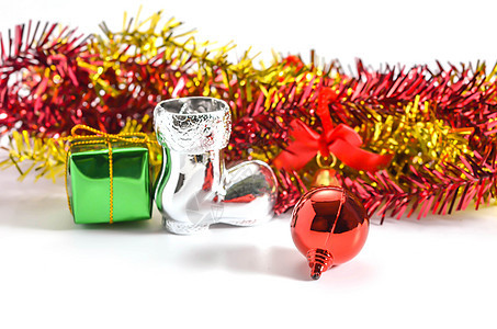 圣诞节装饰品季节假期派对松树云杉火花珠子礼物狂欢团体图片