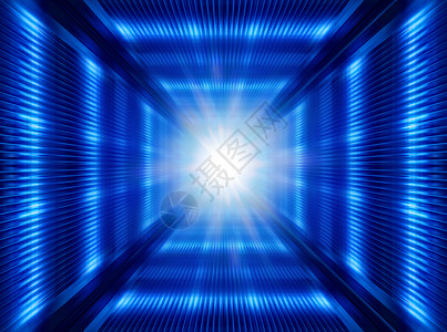 隧道中未来的光线图片
