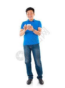 亚洲商务人士组织职场管理人员微笑企业家手机商务老板快乐男性职业图片