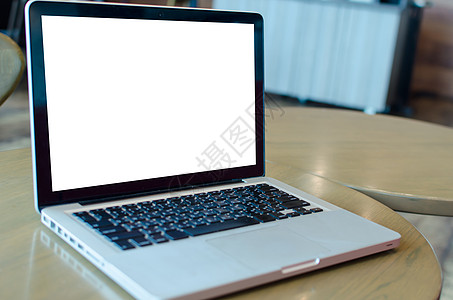 膝上型计算机台电脑工作桌子技术绿色监视器白色屏幕笔记本桌面图片