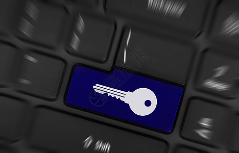 带有锁定图标的互联网安全密钥隐私网络密码办公室桌面键盘服务危险软件垃圾邮件背景图片