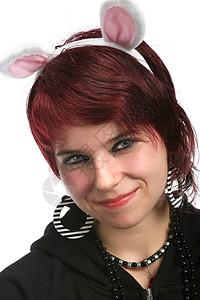 复活节女孩戏服女士粉色黑色女性白色红色图片