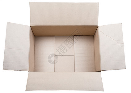 棕色纸板盒回收纸盒褐色白色盒子纸板邮政礼物送货船运图片