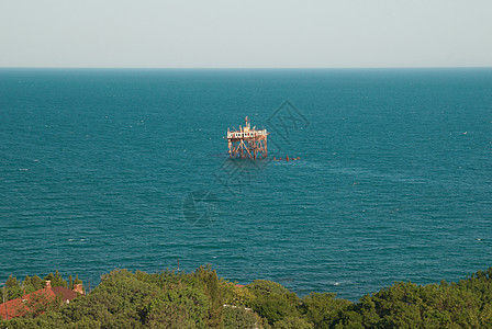 石油平台钻机活力天空技术海洋商业机械燃料植物工具图片