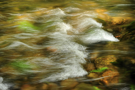 河流中的波浪岩石环境白色力量海浪溪流瀑布液体绿色运动图片
