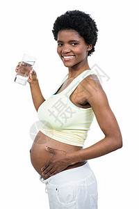 孕妇饮用饮用水护理腹部卫生肚皮白色黑色保健补水生长喜悦图片