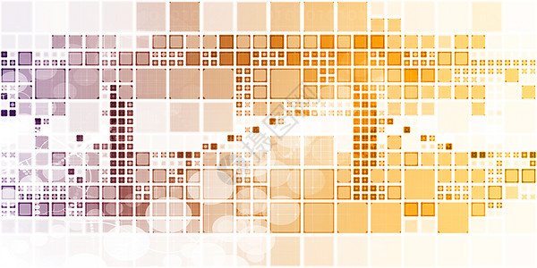 抽象方块背景辉光线条射线互联网正方形插图矩形科学商业创造力图片