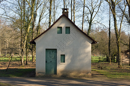 小型小屋大事价值建筑师蓝色图片