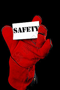 安全第一安全首先概念事故预防写作商业警告程序工作服危险注意力卡片图片