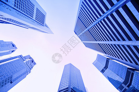 现代玻璃结构的摩天大楼视图城市市中心中心景观旅行商业办公室地标旅游建筑图片