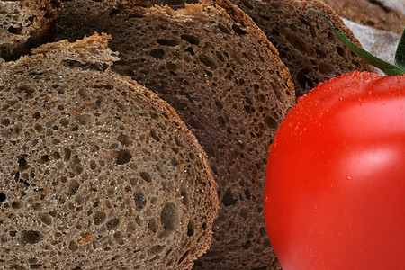 番茄面包食物植物美食沙拉早餐叶子蔬菜午餐烹饪花园图片
