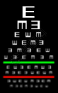 视力概念  视力差近视塑料眼镜卫生配镜师验光黑色光学眼科测试图片