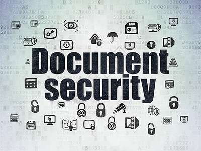保护概念 数码纸面背景文件安全的文件安全性图片