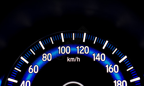 现代汽车控制车牌仪表板海报乐器指标车速蓝色测量转速表奢华速度里程表图片