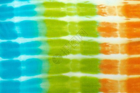 模糊织物扎染染料纺织品绿色棉布领带漩涡蓝色手工艺术橙子图片