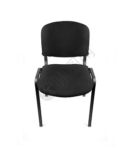 白色背景的椅子皮革桌椅桌子家具办公室塑料机动性座位办公椅纺纱背景图片