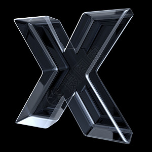 透明 x 射线字母 X 3x射线辉光水晶强光广告耀斑玻璃反射首都奢华图片