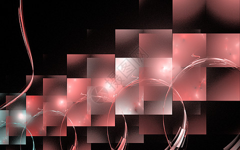 分形图像虚拟窗口技术矩形墙纸窗户红色数学背景辐射流动图片