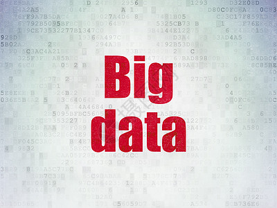 数字数据纸张背景上的信息概念大数据加工红色程序技术备份服务器白色贮存编程创新图片