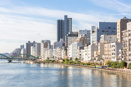 日本东京天线天际景观金融建筑物观光病房城市公园墨田江户图片