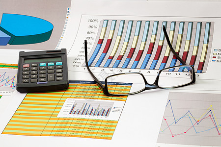 预算概念构想预算和图表商业营销眼镜数据社会市场安全销售经济金融背景图片