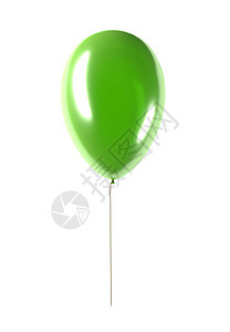 派对绿色气球图片