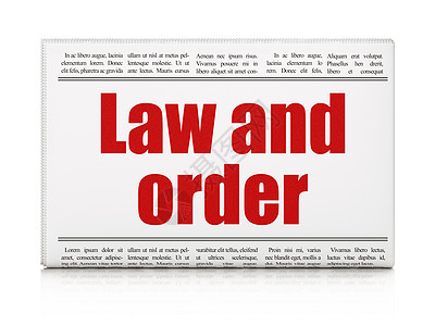 法律概念 报纸头条  法律和秩序标题财产新闻刑事法典执法法理保险出版物权利图片